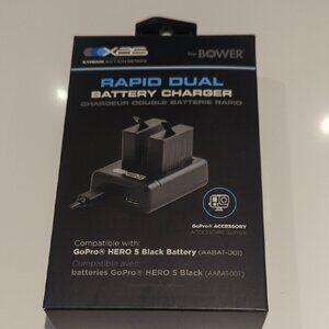 Bower Rapid Dual Battery Charger - NWT